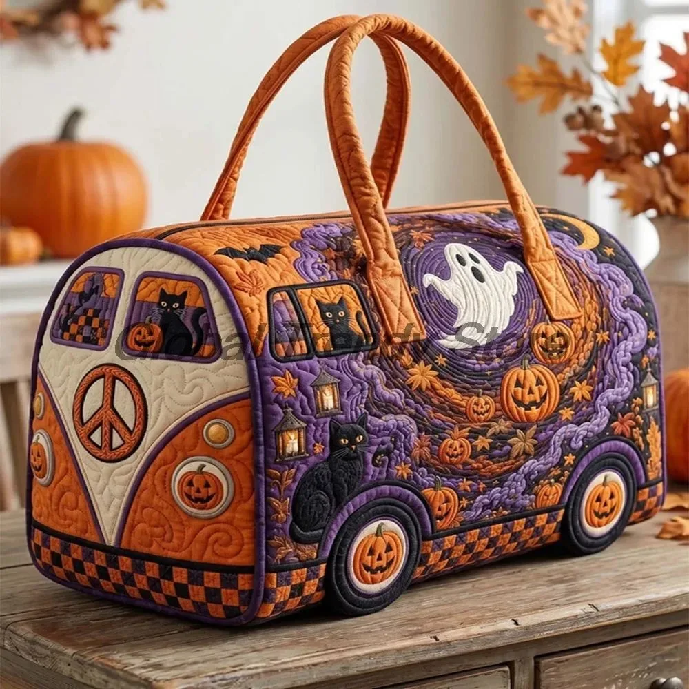 sac à dos matelassé de style gothique pour halloween, idéal pour les activités de plein air, sac de voyage avec une grande capacité, style décontracté et original pour les fêtes.
