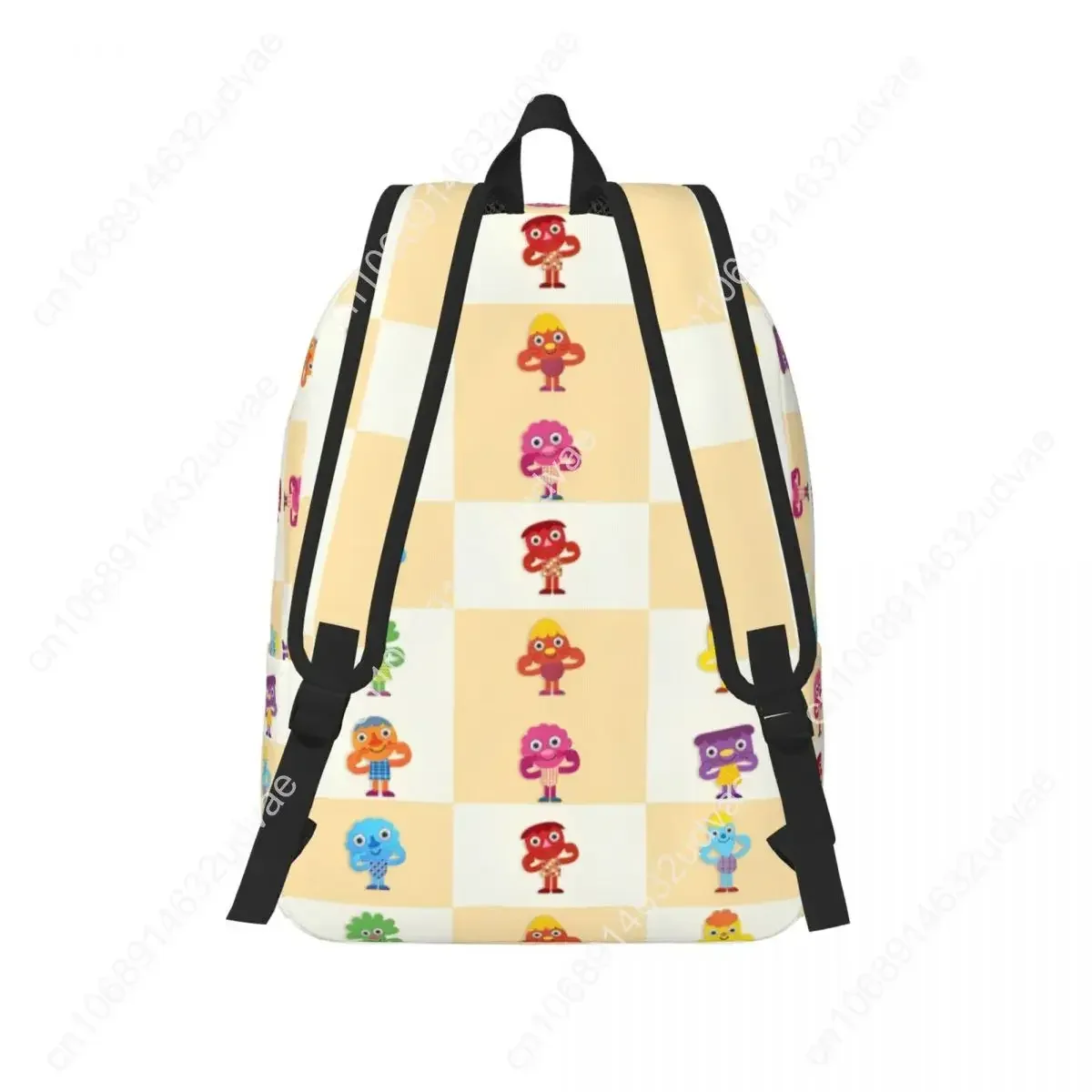 noodle & pals micro super simple backpack student work daypack nursery rhymes songs laptop computer canvas bags lightweight