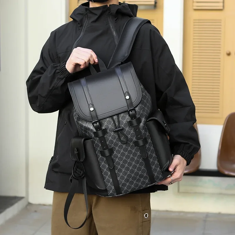 sac à dos tendance avec compartiment pour ordinateur portable de 14 à 16 pouces, sac de voyage imperméable pour affaires, sac d'école, mochila viaje