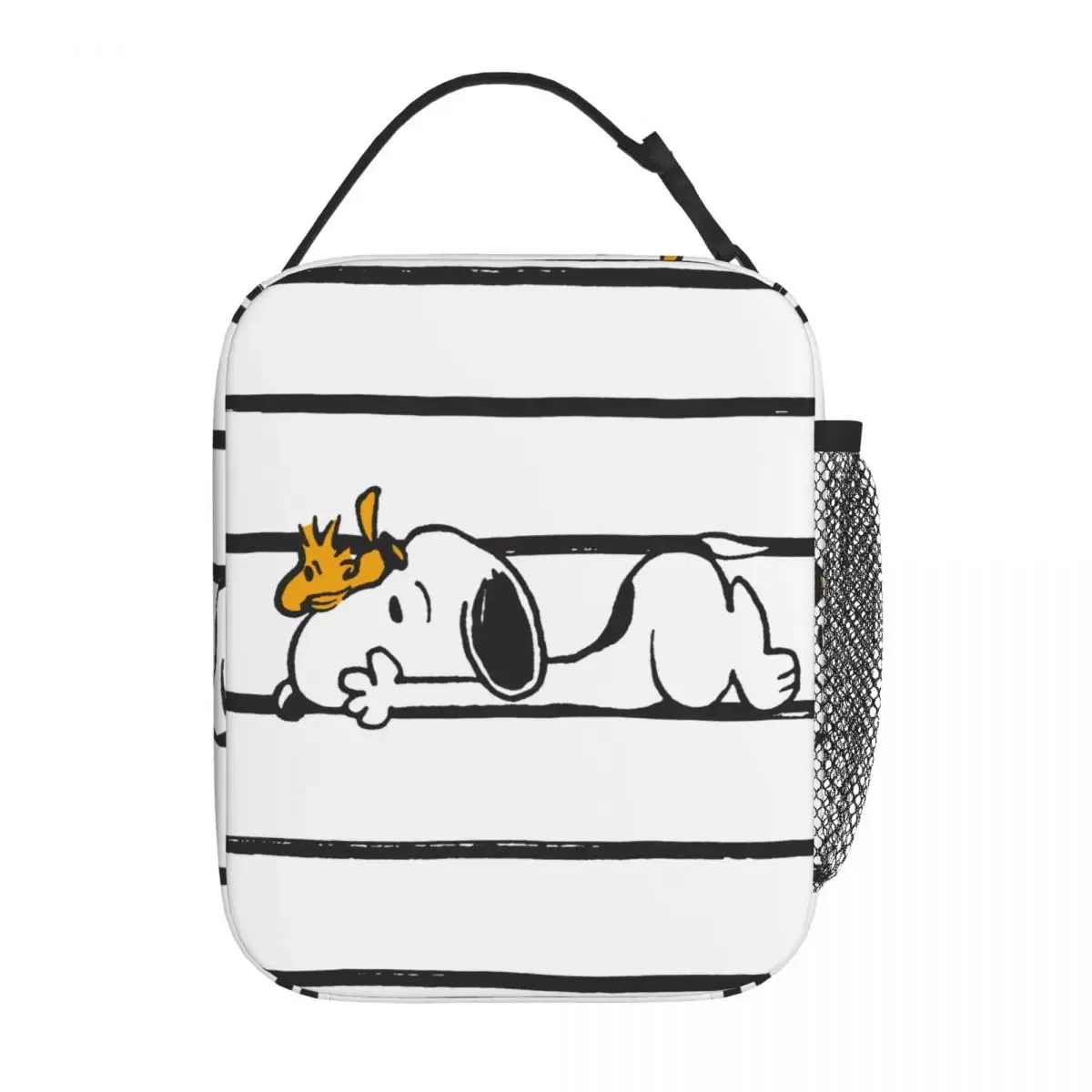 s-dog-snoopies cartoon merch sac isotherme pour le déjeuner, sac isotherme pour le travail, sac de rangement pour aliments, boîtes à déjeuner thermiques portables