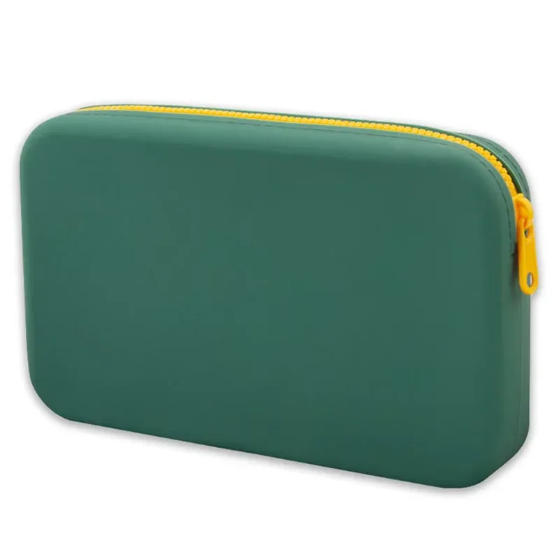 sac de rangement carré de grande capacité pour cosmétiques et articles de toilette, boîte de rangement numérique multifonctionnelle pour la maison et les voyages