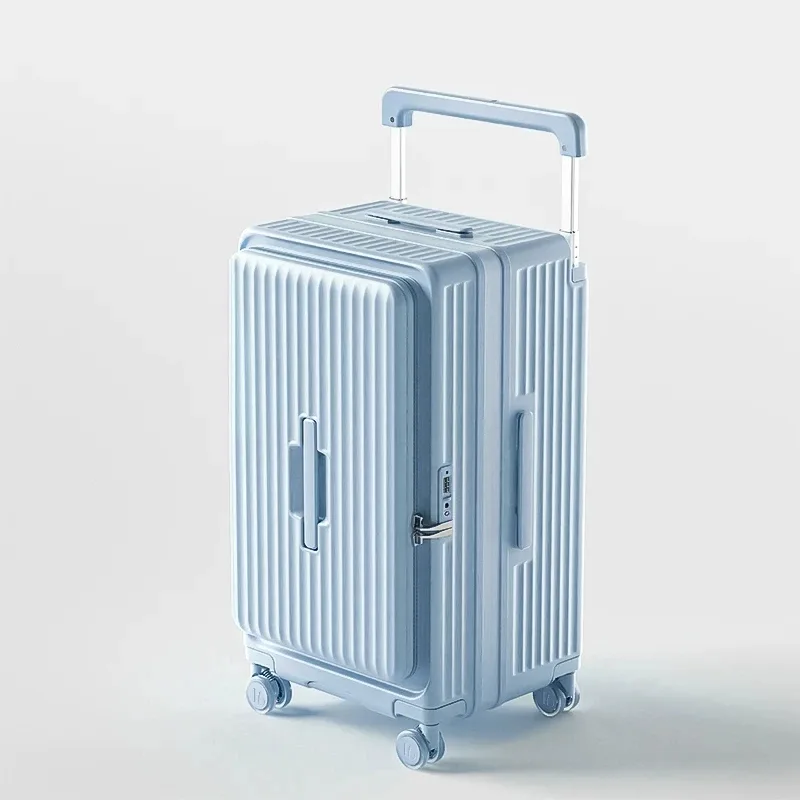 valise grande capacité 30 pouces avec serrure tsa, roues pivotantes, poignée large, bagage à roulettes rigide en pc, bagage cabine 20 pouces