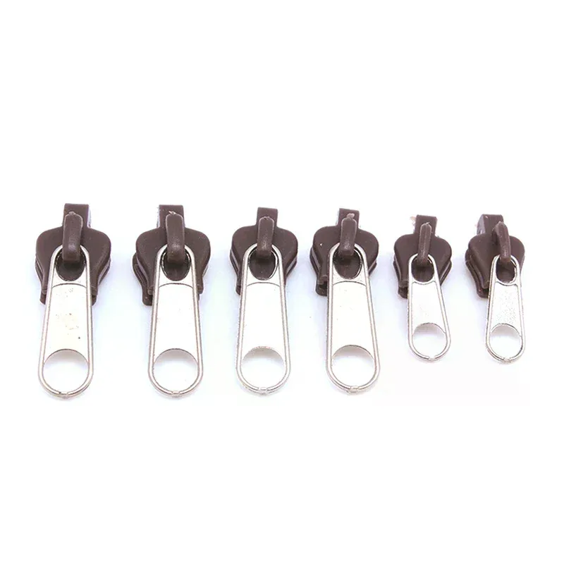 kit de réparation de fermeture éclair universelle instantanée 6 pièces, glissière de fermeture éclair de remplacement pour couture diy