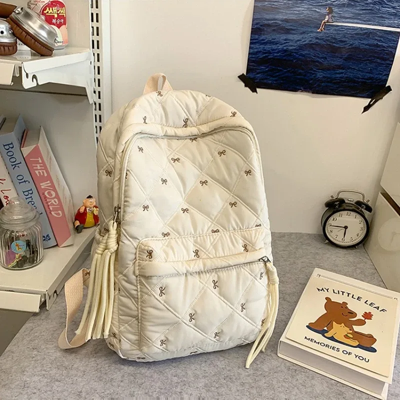 nouveau grand sac à dos scolaire léger pour enfants, cartable pour étudiants avec nœud, sacs d'école pour garçons et filles, sac de tutorat, sac pour ordinateur portable