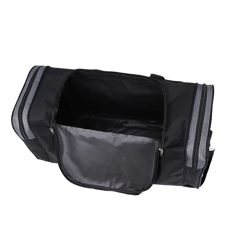 sac de voyage grande capacité, sac à main portable, bagage de transport en plein air, pratique, sacs de sport de week-end pour hommes, lettres aléatoires