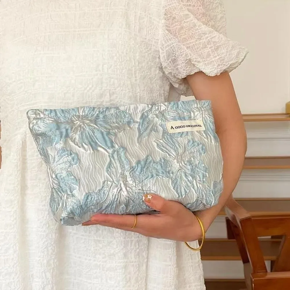 nouvelle trousse de maquillage à motif floral, grande capacité, trousse à cosmétiques multifonctionnelle, organiseur de cosmétiques, voyage
