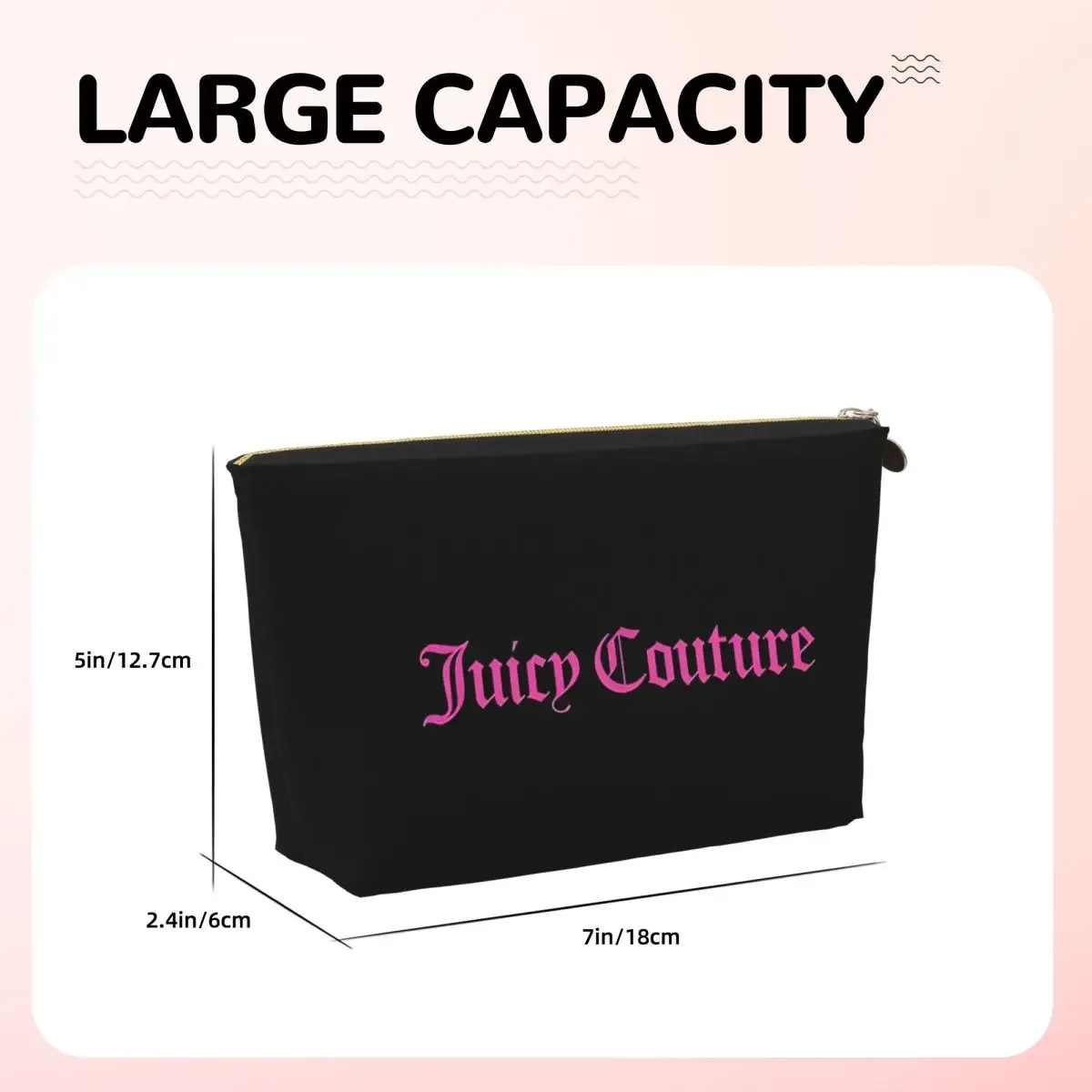 sac de toilette de voyage en cuir j-juicy-c-couture, sacs à maquillage tendance, organiseur de maquillage pour l'extérieur