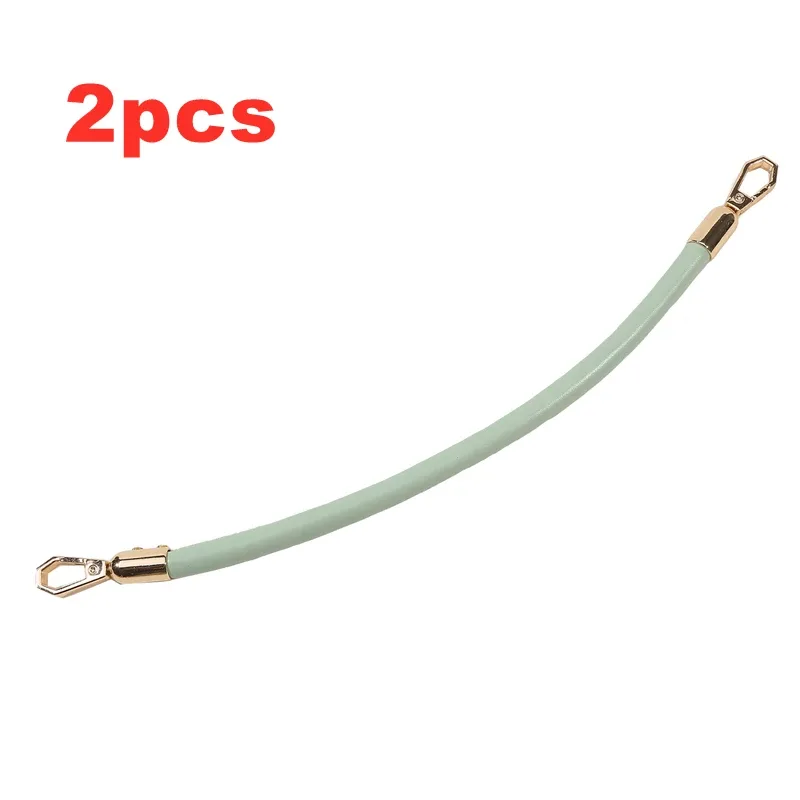 sangle de sac à bandoulière tressée en cuir pu de 30cm, poignées courtes, poignée de remplacement diy pour sac à main, accessoires de ceinture, 1/2 pièces