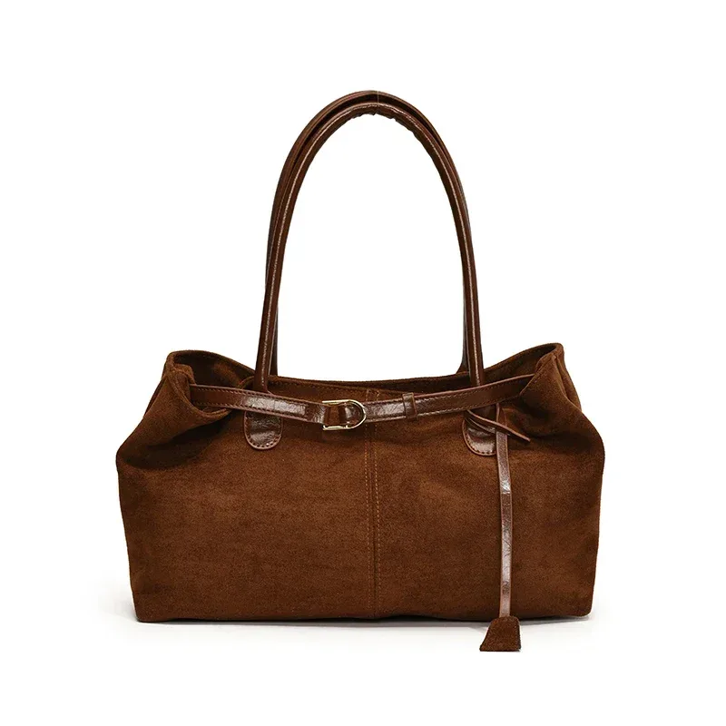 sac à main leftside pour femme, sacs sous les bras, sac à main, sac fourre-tout, nubuck, tendance de la mode, nouveau, hiver, y2k, 2024