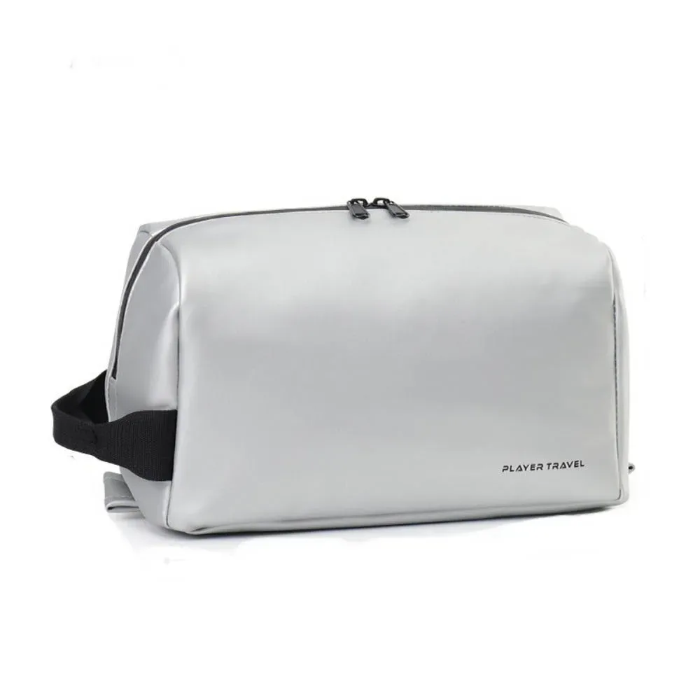sac de toilette imperméable pour homme, sac de toilette léger en pu, séparation sèche et humide, grande capacité, sac de maquillage pour femmes et hommes