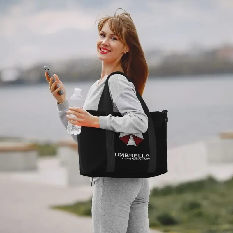 sac de voyage umbrella corporation pour hommes et femmes, sac de week-end portable, sac de transport pour le sport, la gym, le yoga