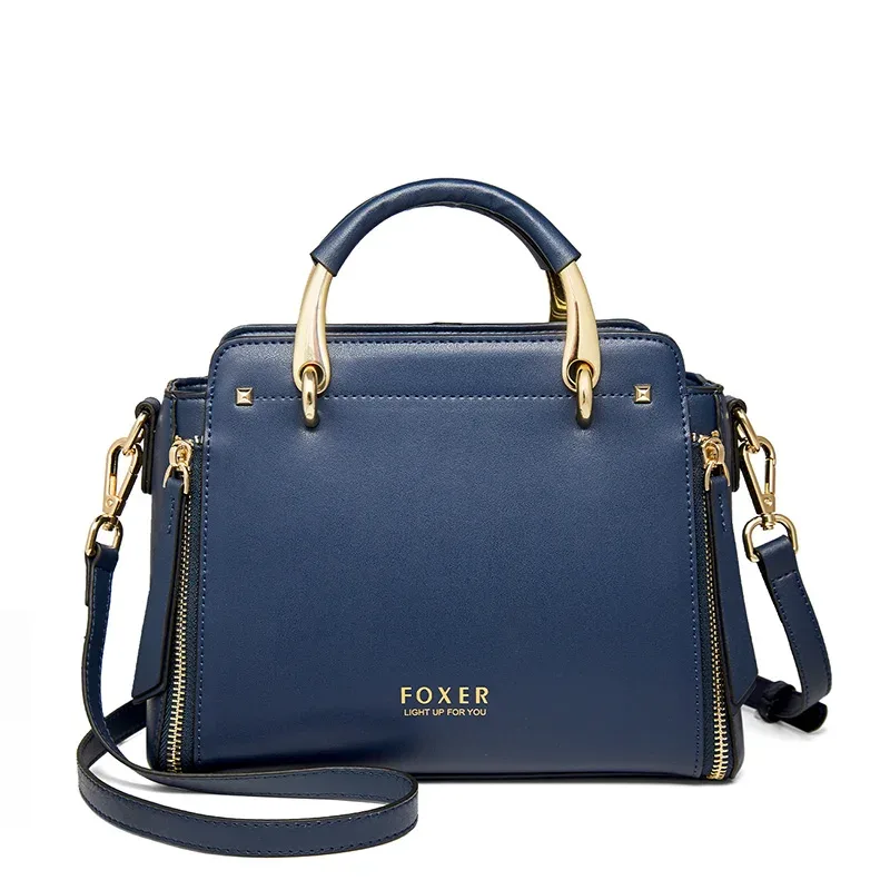 sac à bandoulière en cuir croûte foxer pour femme, sac à main élégant, nouveau sac fourre-tout grand format pour femme 2026, sac à bandoulière de luxe