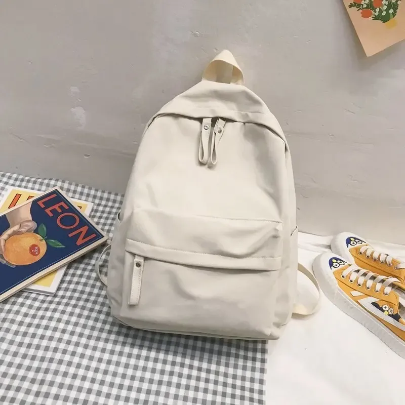 sac à dos noir solide, sac d'école oxford étanche, style minimaliste, sac de loisirs ou de voyage unisexe, sac à bandoulière de marque de haute qualité