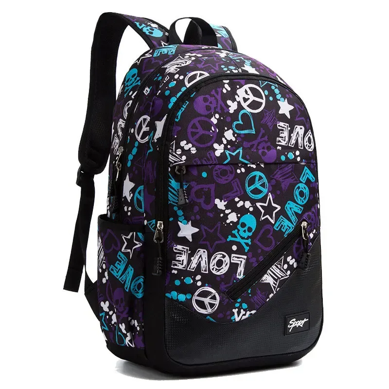 nouveau sac à dos d'école d'impression de camouflage pour adolescents cartable orthopédique de grande capacité garçons filles pochette d'ordinateur sac à dos cartable