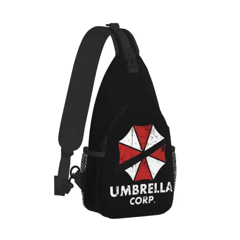 umbrella corporation sling chest bag – sac à dos quotidien durable et imperméable, à bandoulière, pour hommes et femmes, pour voyage, randonnée, sac à dos de jour