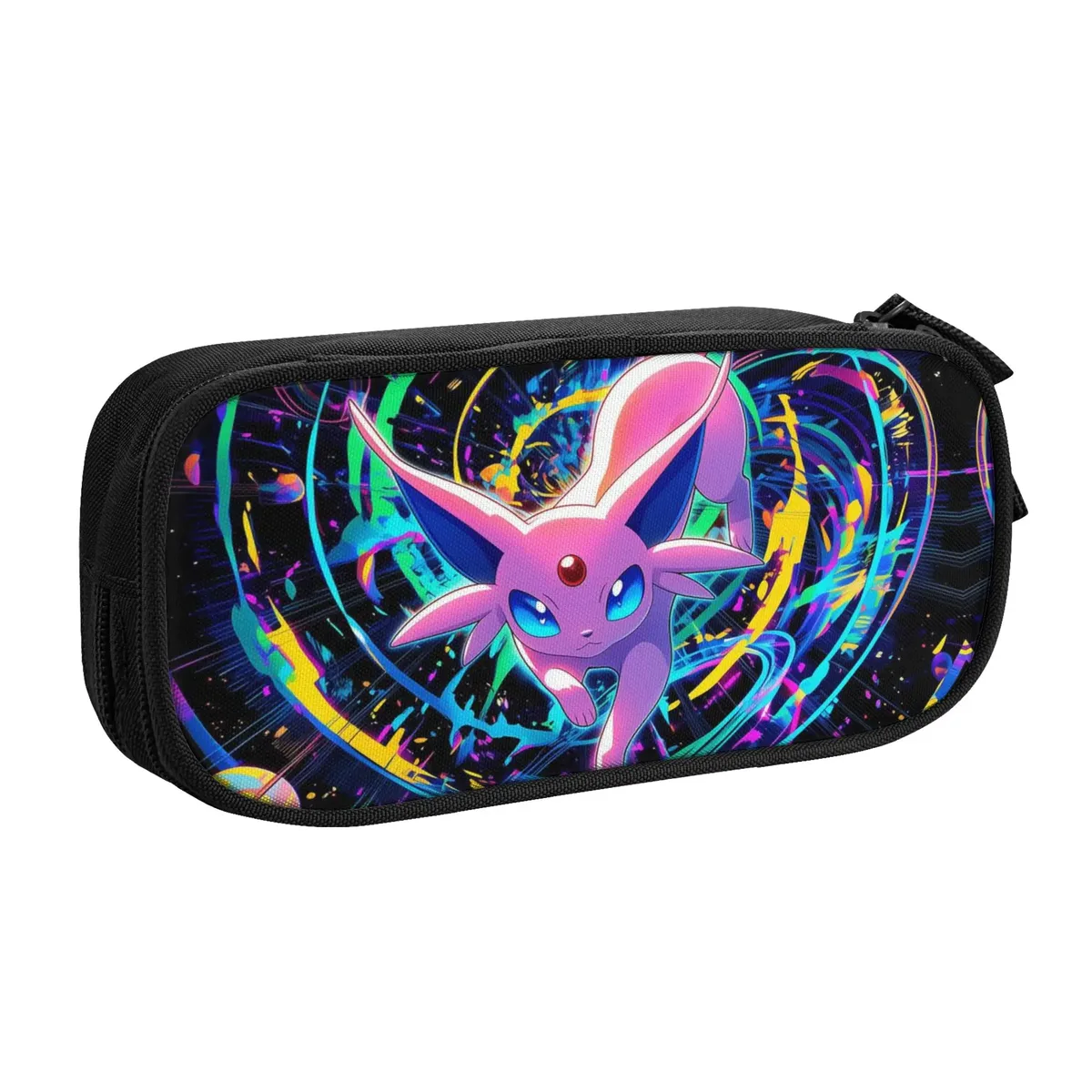 sacs personnalisés de grande capacité pour enfants, trousse à crayons eeveelution pour garçons et filles