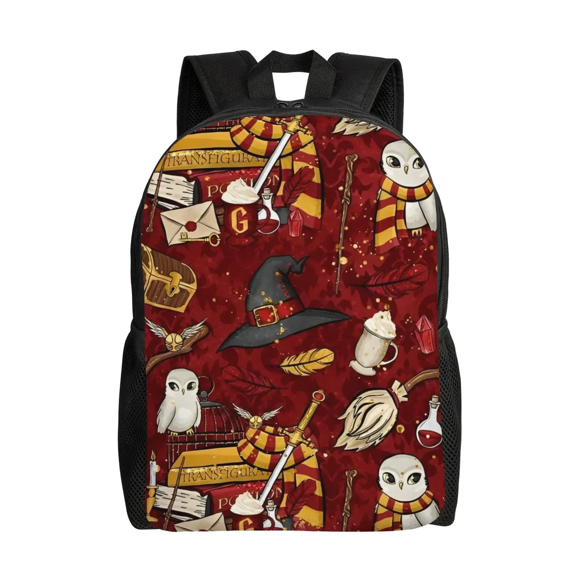 harries movie p-potters magic world sac à dos classique pour femmes, sac d'école pour enfants, sac à dos pour ordinateur portable, sac à bandoulière de voyage pour adolescents
