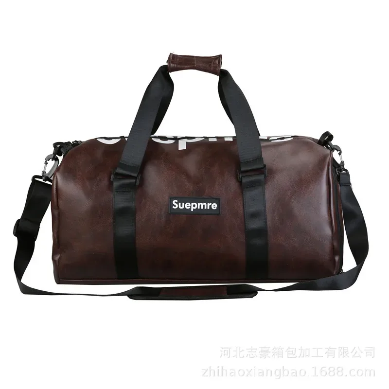 sac de sport multifonctionnel pour femme, sac de voyage court, extensible avec poignée de valise, séparation sec/humide