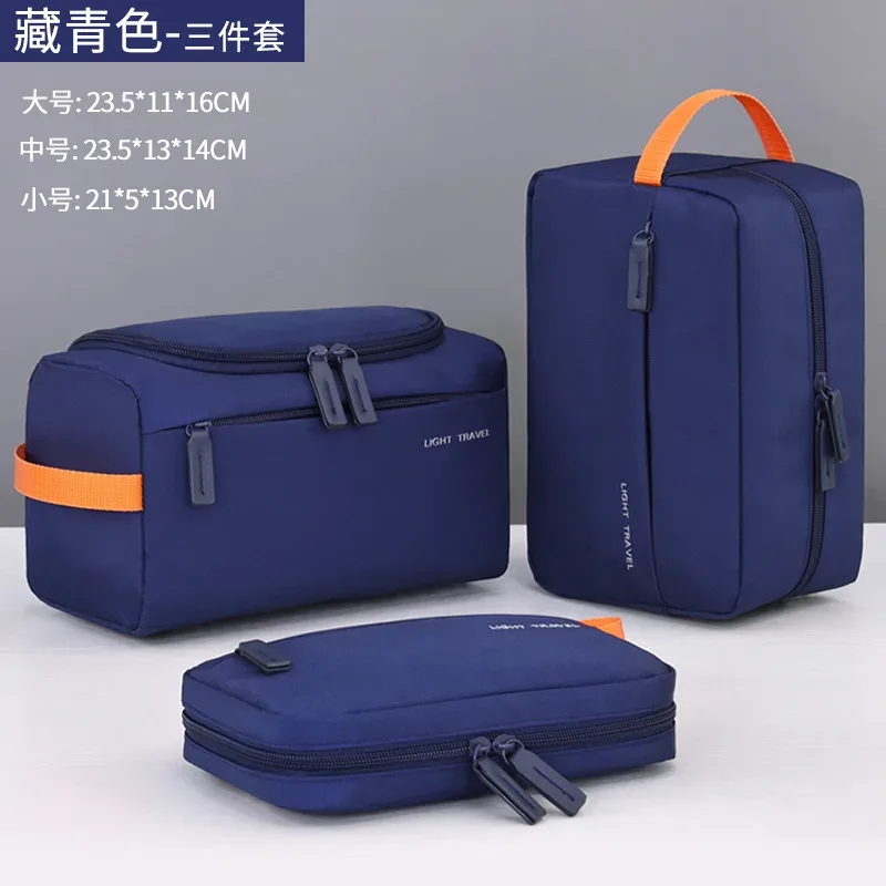 nouvelle trousse de toilette portable, sac de rangement multifonctionnel de grande capacité, trousse de maquillage pour homme, organiseur de cosmétiques, indispensable pour les voyages
