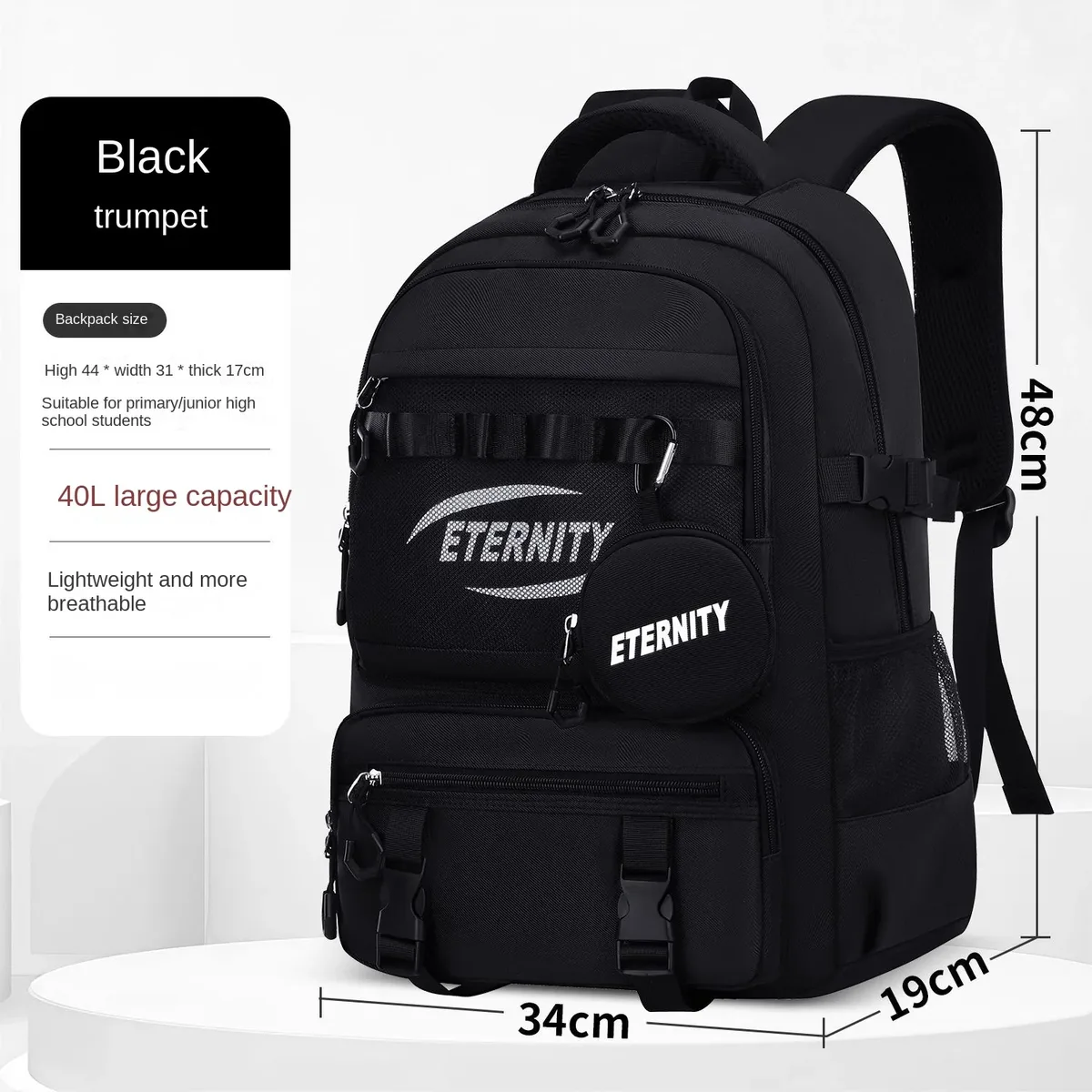 sac à dos scolaire léger et imperméable pour garçons, grande capacité, idéal pour les élèves de la 3ème à la 6ème année, sac de voyage décontracté à bandoulière pour étudiants