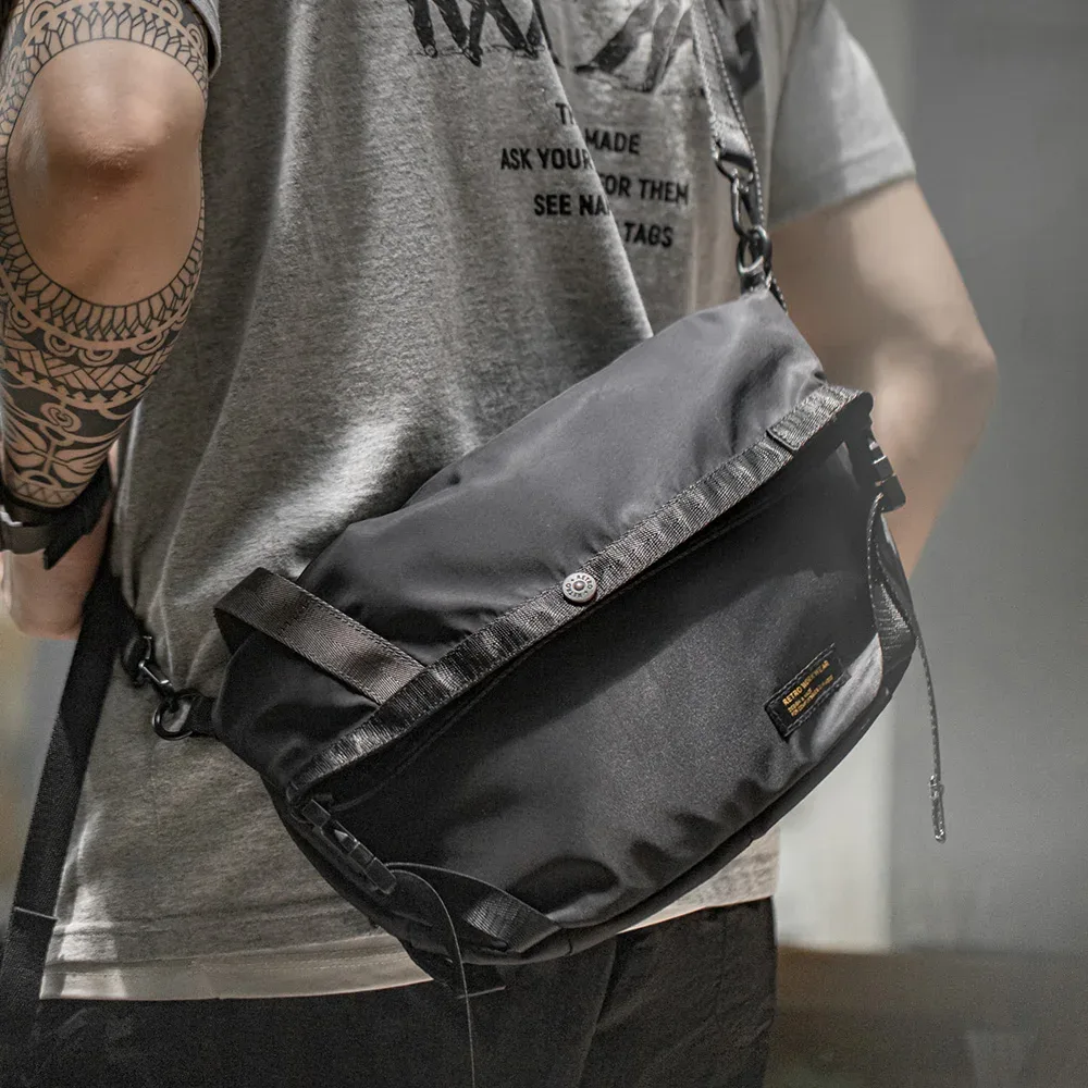 maden-sacs à bandoulière de grande capacité pour hommes, sac de messager initié, sangle réglable, multifonctionnel, extérieur, randonnée, cyclisme, voyage