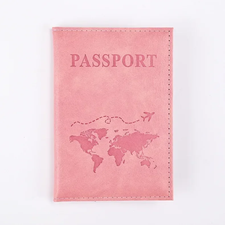 porte-passeport, couverture portefeuille, essentiels de voyage, étui à cartes en cuir pu, accessoires de voyage internationaux pour femmes/hommes