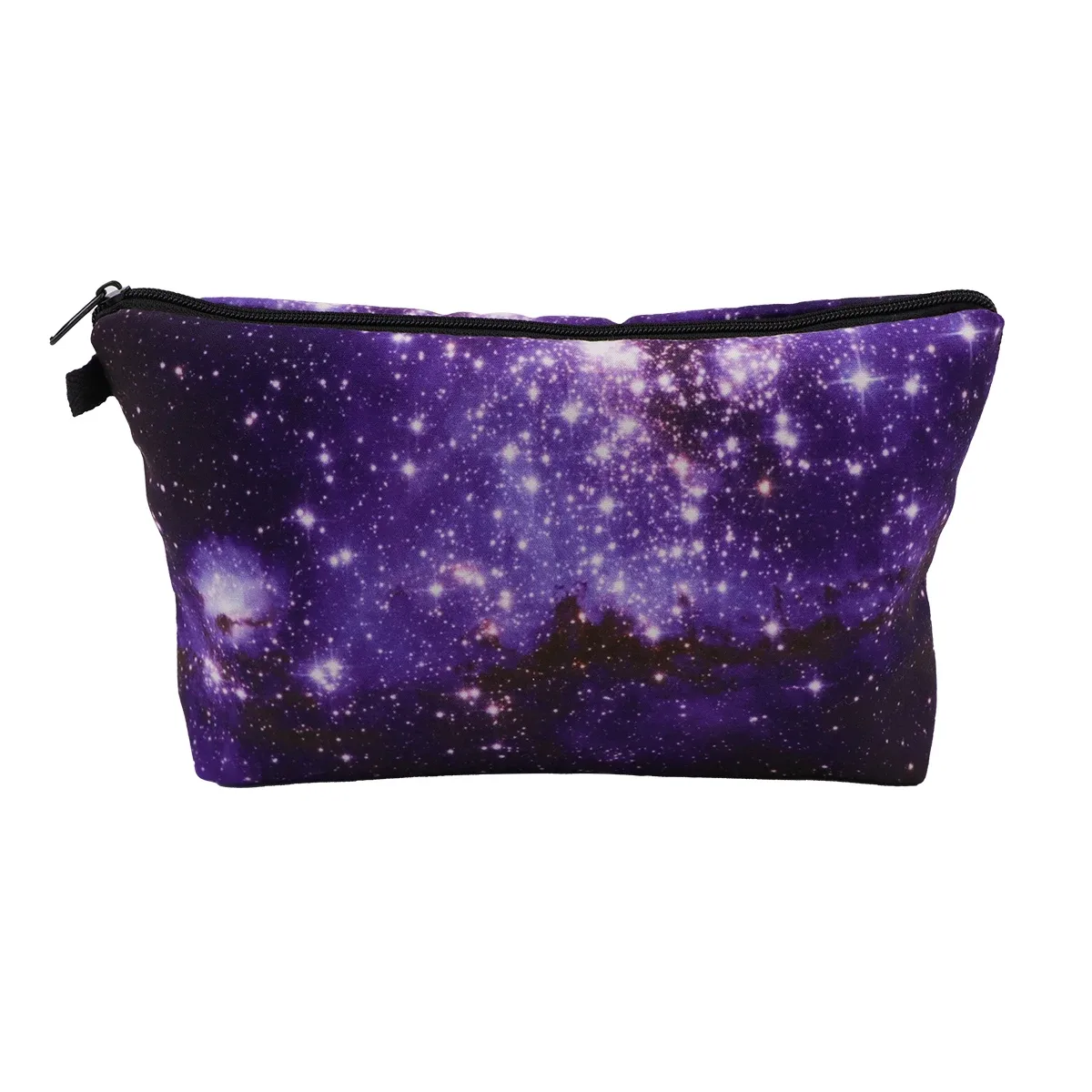 sacs à cosmétiques ciel étoilé en marbre, portables pour femmes, sac de rangement de voyage visage soleil lune rouge à lèvres cosmétiques petits sacs étui de rangement