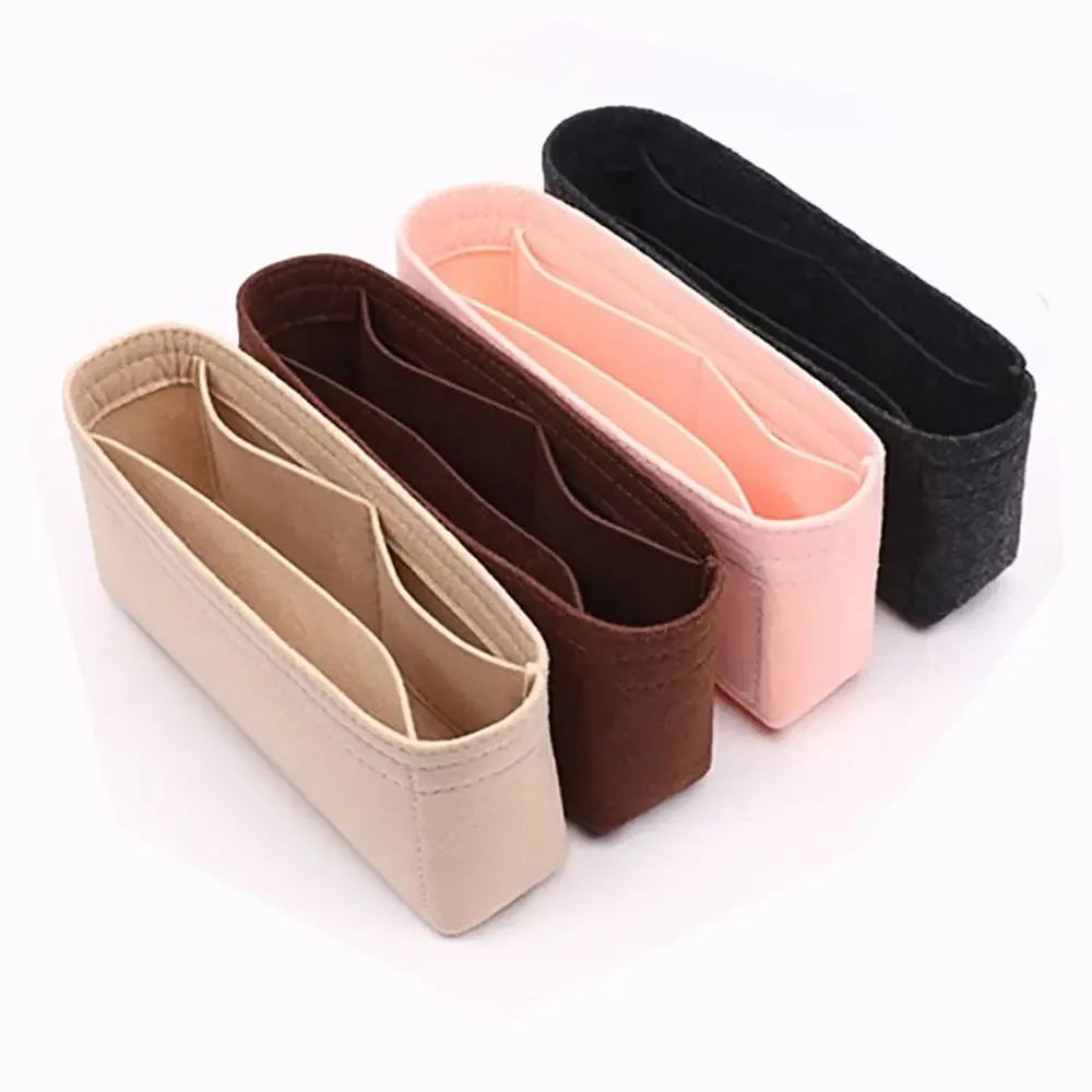 sac de rangement en feutre de haute qualité, insert en feutre, support pour sac à main, organisateur portable, sac intérieur