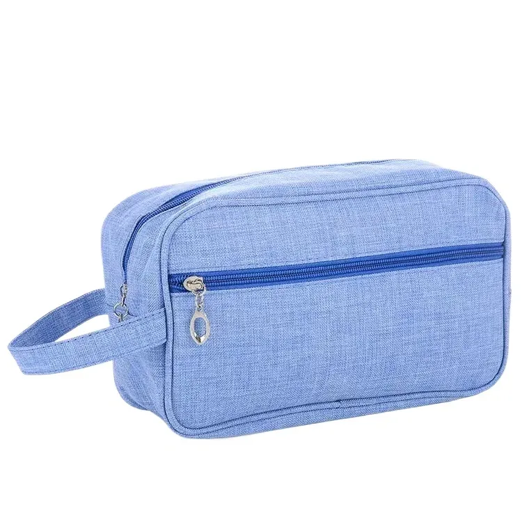 nouvelle trousse de maquillage imperméable en tissu oxford, organiseur de voyage pour homme, trousse à cosmétiques portable, trousse de toilette multifonctionnelle pour femme
