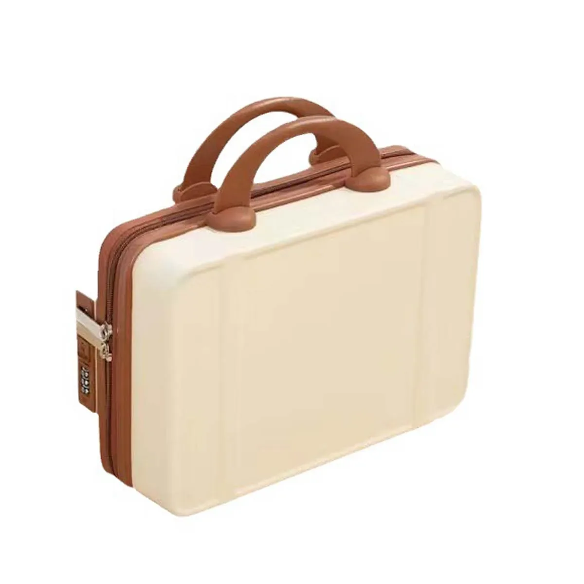 étui de maquillage couleur macaron 14 pouces, bagage portable, mini sac de voyage mignon, sac de rangement en gros, offre spéciale
