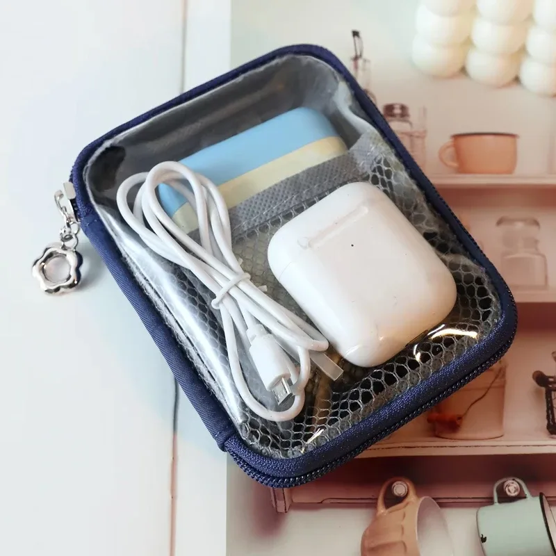 sac de rangement de bureau transparent en pvc 2026, étanche, grande capacité, organisateur multifonctionnel à coque rigide pour cosmétiques et fournitures de bureau