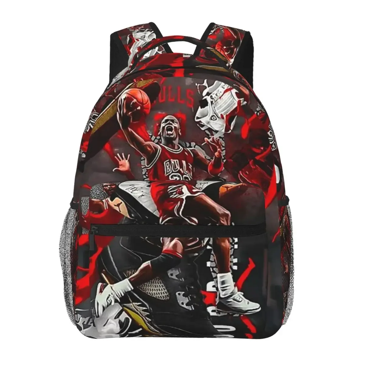 sac à dos de basket-ball j-jordan pour hommes et femmes, sac à bandoulière tendance pour étudiants et professionnels, 17 pouces