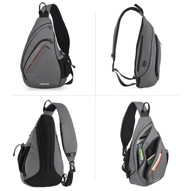 mixi hommes fronde sac à dos un sac à bandoulière garçons étudiant sacs d'école université travail voyage polyvalent 2020 mode nouveau design m5225