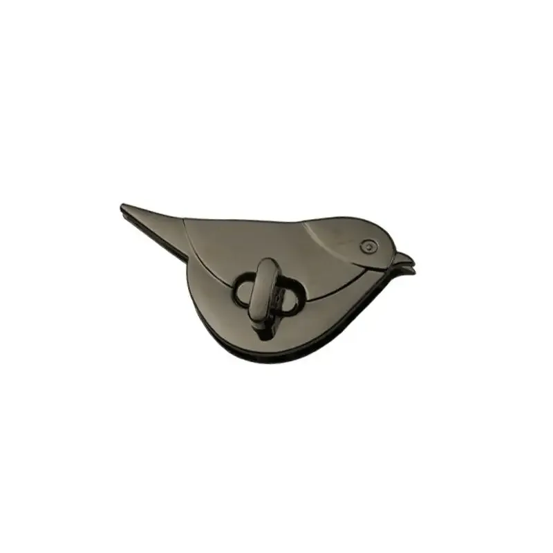 fermoirs en métal motif chat/oiseau pour sacs, loquets rotatifs pour sacs à main en cuir diy, sacs à bandoulière, accessoires de décoration et de quincaillerie