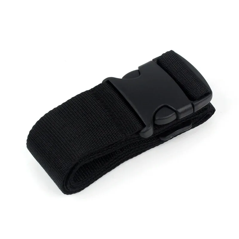 sangles de bagage droites pour valise, ceinture de bagage en polyester avec boucle de déverrouillage réglable, accessoire de voyage