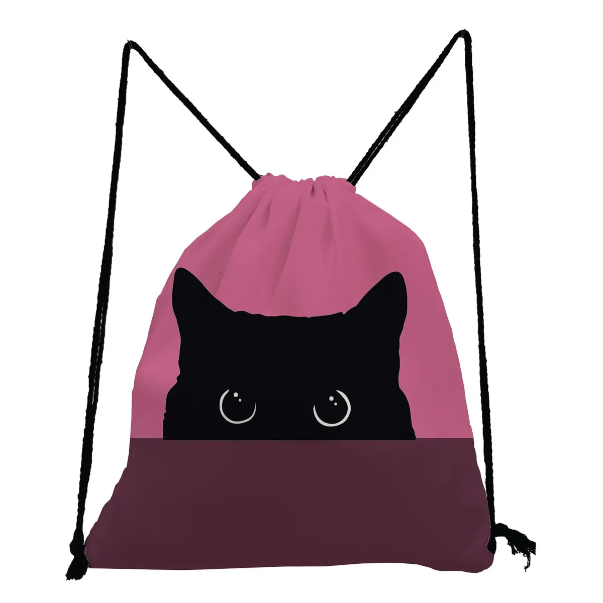 proximité wstring sac à dos portable pour femmes, poudres de bug astique, impression 3d, chat, shopping, mode, école, sac à chaussures pour bol, motif personnalisé