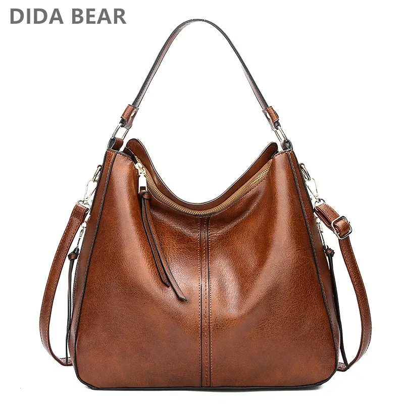 didabear sac hobo en cuir, sacs à main pour femmes, sacs à bandoulière décontractés, sacs à main tendance, sacs vintage, sacs fourre-tout grande capacité