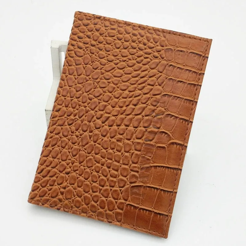 étui de passeport à motif crocodile, porte-carte d'identité pour filles et garçons, étui de voyage pour billets et passeports