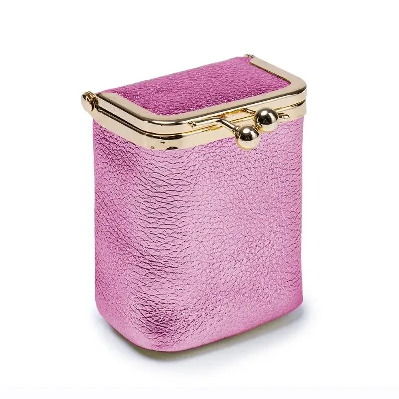 organisateur voyage cuir texturé noir blanc rouge vert bleu marine rose mini pochette accessoires maquillage transport journee voyage