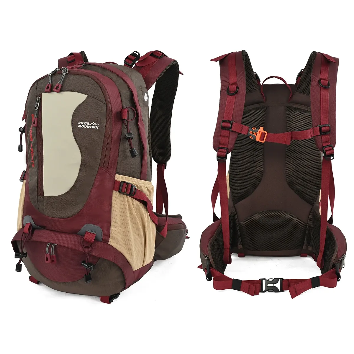 sac à dos de randonnée en nylon pour hommes et femmes, sac de montagne, sac de trekking léger pour le sport, le voyage et le camping