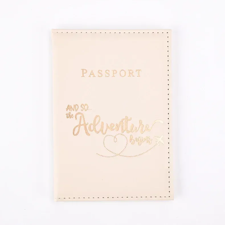 porte-passeport en pu mignon, couvertures de passeport de voyage pour couple, housse de protection, porte-carte d'identité et carte de crédit, accessoires de voyage