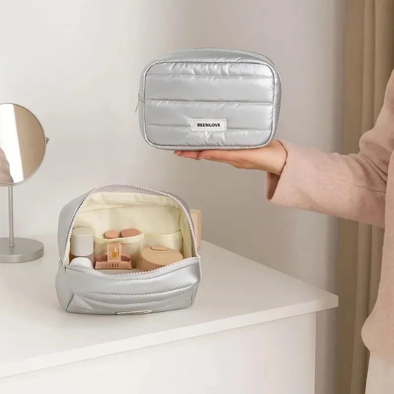 sac de maquillage de voyage de grande capacité, sac de rangement de cosmétiques multifonctionnel portable, organisateur de sac de toilette