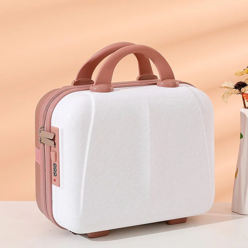 organisateur voyage plastique blanc noir rose gold anti pression anti rayure grande capacité transport portable week end business cosmétiques maquillage chaussures lingerie