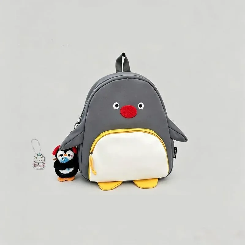 sac à dos mignon en forme de pingouin 3d – sac à dos en nylon résistant à l’eau, sac léger pour ordinateur portable de 13 pouces, sac d’école kawaii pour femmes.