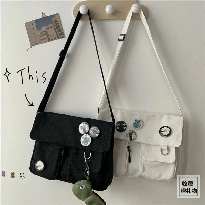 xierya femmes toile sac de messager jeunes dames mode sac à bandoulière étudiant grande capacité femme sacs à bandoulière femme paquet