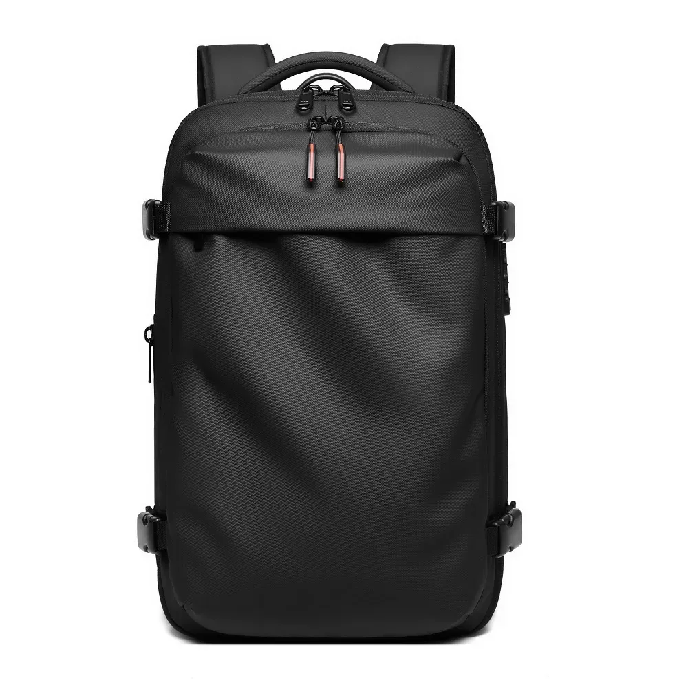 sac à dos de voyage pour hommes, sac à dos pour ordinateur portable à compression sous vide de 17 pouces, sac à dos d'école à grande capacité étendue, sac à dos de randonnée et d'affaires
