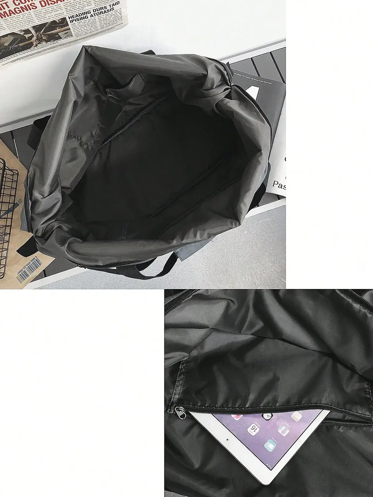 sac de voyage à main, sac de sport et de fitness de grande capacité, sac de rangement léger, sac de voyage à bandoulière à une épaule