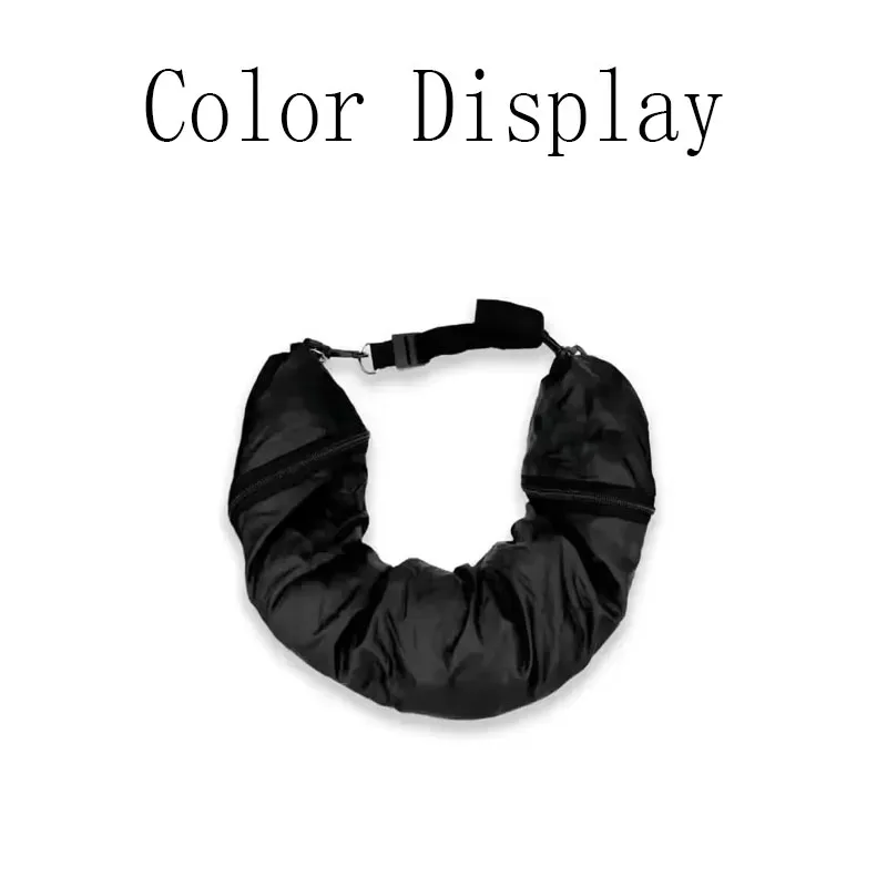 housse de rangement légère et portable pour oreiller de voyage à remplir soi-même, idéale pour les avions – sac de voyage portable pour oreiller de voyage