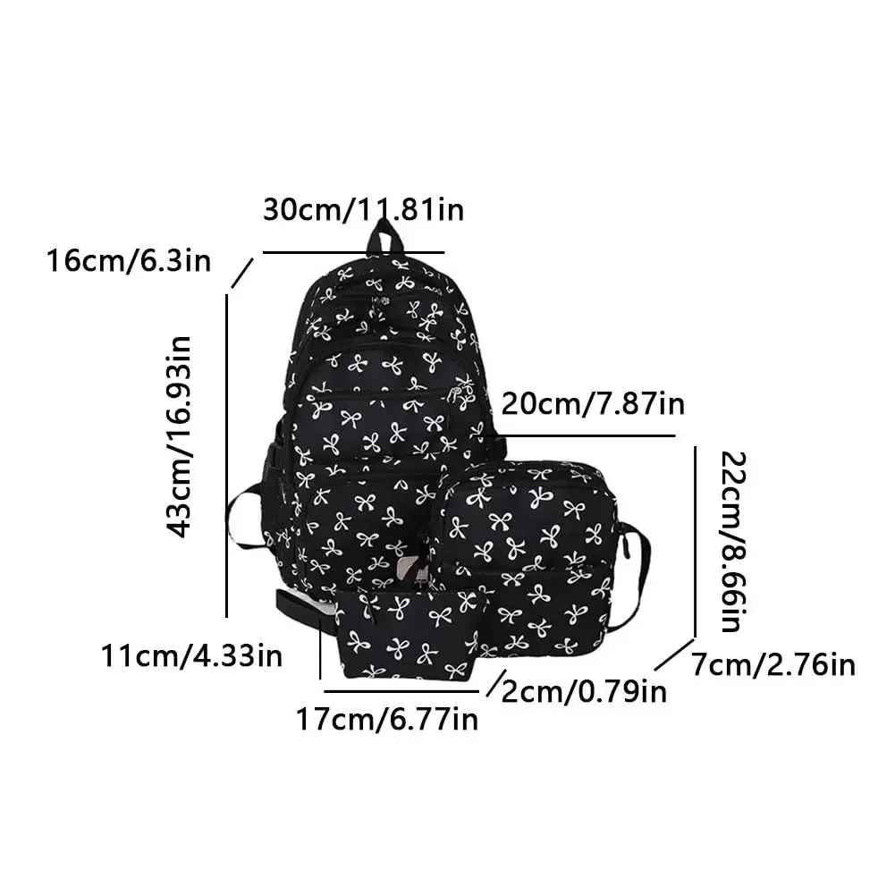 sac à dos pour fille sac à dos mignon arc sacs de voyage complets sac à dos léger sacs de classe pour fille lycéens sac d'école