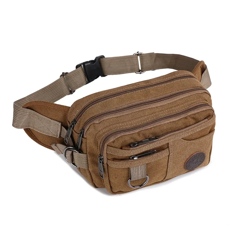 sac de taille pour homme, sac de voyage avec bretelles réglables, idéal pour la randonnée et le camping en plein air